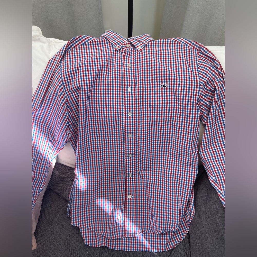 ✨HOST PICK✨VINEYARD VINES Tucker Shirt Large 100% Cotton Button-Down Long-Sleeve - Picture 6 of 11